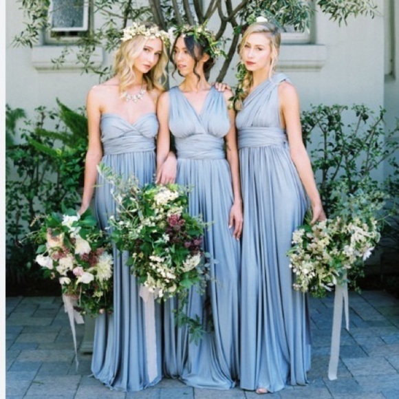 DAVID’S Bridal Infinity Multi Way Dress - Coral - Picture 3 of 10